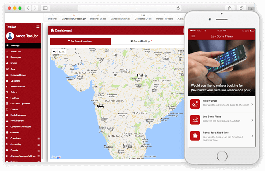taxi jet case study mobisoft infotech