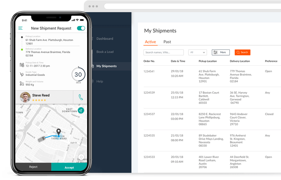 Admin Panel of digital-freight-matching-platform
