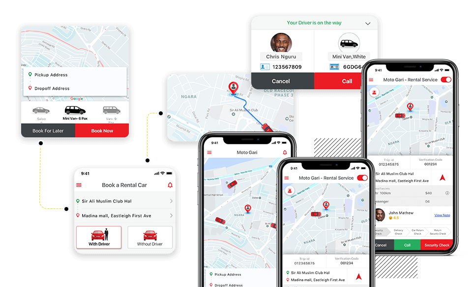MotoGari - Transportation Solution - Car Rental Service