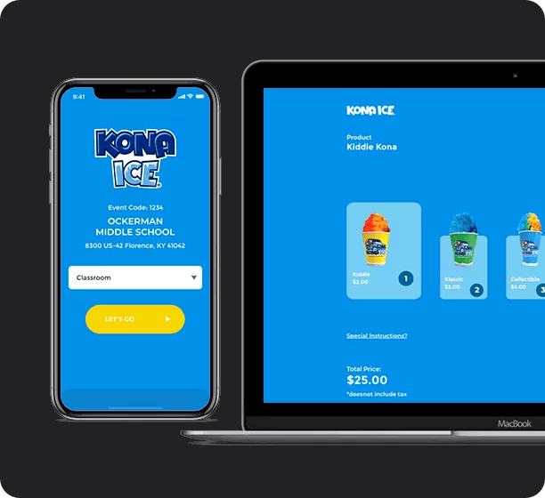 Kona Ice app development with Flutter