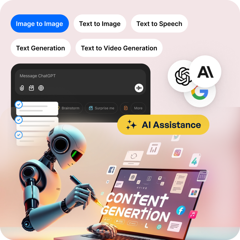 Content Generation with Generative AI Technologies